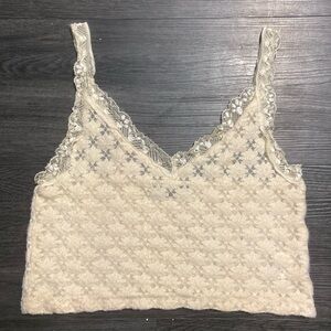 Cream Lace Camisole